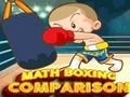 Juego Comparación de boxeo matemático  en línea