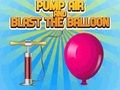 Juego Bombear aire y explotar el globo  en línea