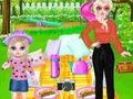 Juego Día de picnic familiar de la princesa  en línea