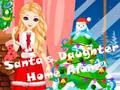 Juego La hija de Papá Noel sola en casa  en línea
