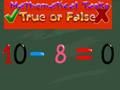 Juego Tareas de Matemáticas Verdadero o Falso  en línea