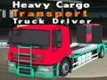 Juego Conductor de camión de transporte de carga pesada  en línea