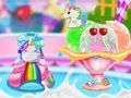 Juego Fabricante de conos de helado de unicornio  en línea