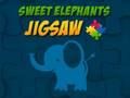 Juego Rompecabezas de dulces elefantes  en línea