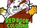 Juego Libro para colorear rojo  en línea