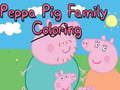 Juego Libro para colorear de la familia Peppa Pig  en línea