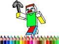 Juego Regreso a la escuela: Minecraft para colorear  en línea