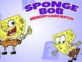 Juego Partido de tarjeta de memoria de Bob Esponja  en línea