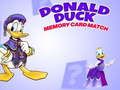 Juego Coincidencia de la tarjeta de memoria del Pato Donald  en línea