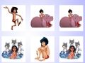 Juego Partido de la tarjeta de memoria de Mowgli  en línea