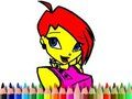 Juego Guiños de regreso a la escuela Libro para colorear  en línea