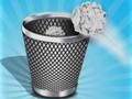 Juego Tirar basura con papel  en línea