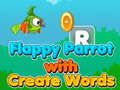 Juego Flappy Parrot con Crear palabras  en línea