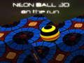 Juego Neon Ball 3d en la carrera  en línea
