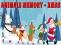 Juego Memoria de los animales - Navidad  en línea
