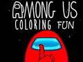 Juego Entre nosotros para colorear divertido  en línea