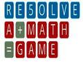 Juego Resolver un juego de matemáticas.  en línea
