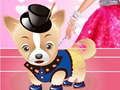 Juego Vestir al perro de Barbie  en línea