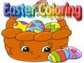 Juego Pascua para colorear  en línea