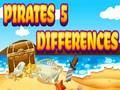 Juego Piratas 5 diferencias  en línea