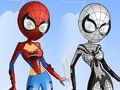 Juego Viste a la chica araña  en línea