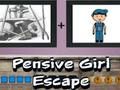 Juego Escape de chica pensativa  en línea