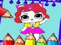 Juego Libro de muñecas para colorear  en línea
