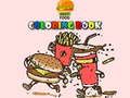 Juego Libro para colorear de comida rápida  en línea