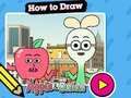 Juego Cómo Dibujar: Manzana y Cebolla  en línea