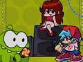 Juego Friday Night Funkin VS Om Nom de Cut The Rope  en línea