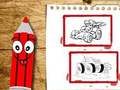 Juego Libro para colorear de coches de regreso a la escuela  en línea