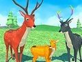 Juego Deer Simulator Familia de animales  en línea