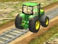 Juego Juego de remolque de tren de tractor de cadena modelo 3d  en línea