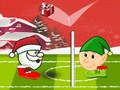 Juego Fútbol de cabeza de invierno de Papá Noel  en línea