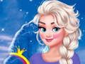 Juego Elsa Frozen Elegantes Rosas  en línea