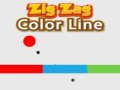 Juego Línea de color en zigzag  en línea