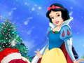 Juego Vestir a Blancanieves para Navidad  en línea