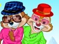 Juego Vestir a Chip y Dale  en línea