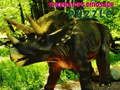 Juego Rompecabezas de dinosaurios triceratops  en línea