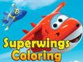 Juego Superwings para colorear  en línea
