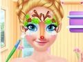 Juego Pintura de cara navideña de Anna  en línea
