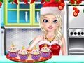 Juego Fabricante de cupcakes navideños congelados  en línea