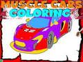 Juego Coches del músculo para colorear  en línea