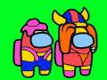 Juego Entre nosotros para colorear  en línea