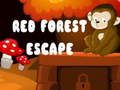 Juego Escape del bosque rojo  en línea
