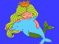 Juego Libro para colorear de sirena  en línea