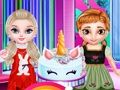 Juego Torta De La Pequeña Princesa Unicornio  en línea