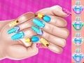Juego Elsa Princesa Tema Nail Art Diy  en línea
