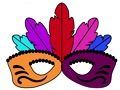 Juego Fiesta de Carnaval: Colorear Máscaras  en línea
