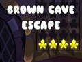 Juego Escape de la cueva marrón  en línea